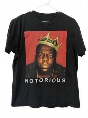 The Notorious B.I.G. Graphic T-Shirt Black Size L